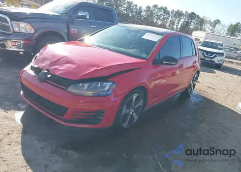 2015 Volkswagen Golf Gti 2.0T Se 4-Door из США, поврежденный, VIN 3VW4T7AU0FM007231